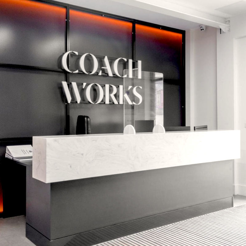 CoachWorks reception area